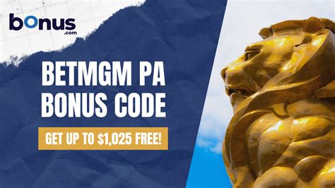 betmgm sportsbook bonus code pennsylvania